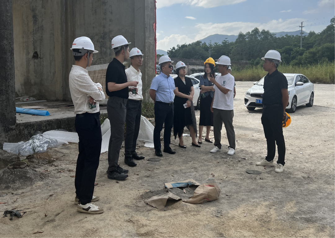 建宇实业莅临中昇东浩项目实地考察