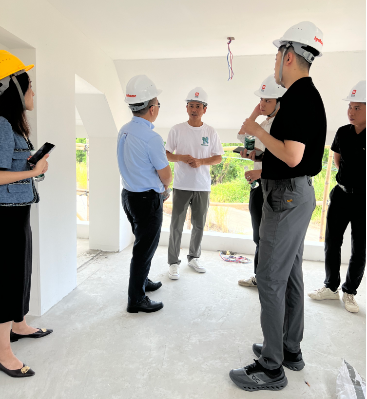 建宇实业莅临中昇东浩项目实地考察(图3)