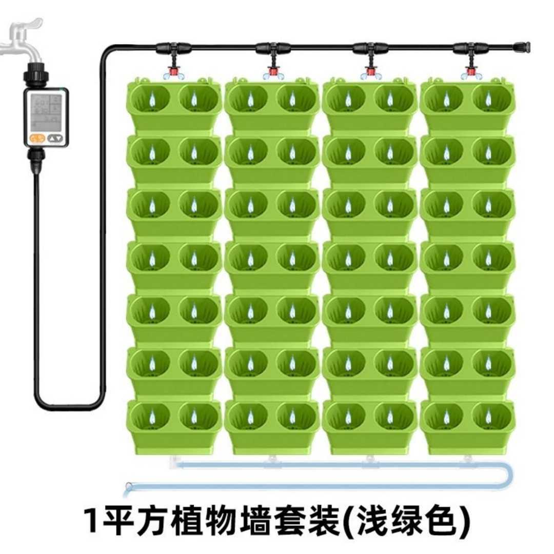 植物墙花盆自动滴灌套装批园艺定时器阳台花园智能灌溉浇水系统(图2)