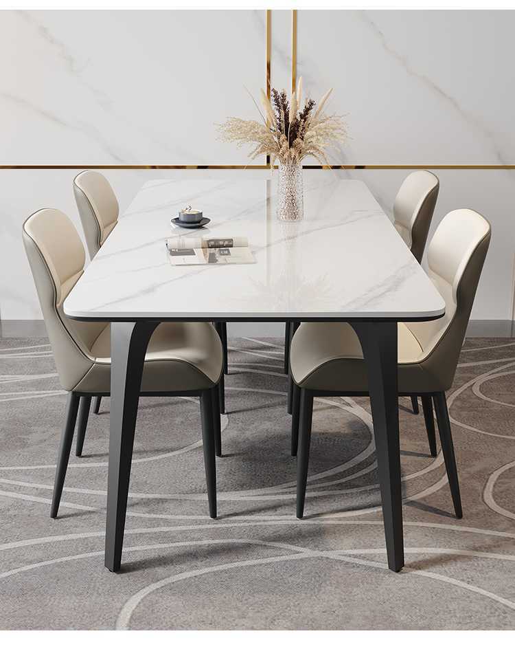 轻奢岩板餐桌(图3)